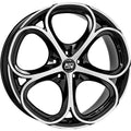 LLANTA OZ RACING MSW 82 9X18 ET34 5X110 NEGRO BRILLANTE FULL