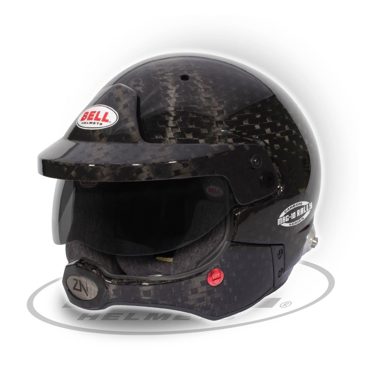 Sparco Casco Bell Mag-10 Rally Carbon (Hans) Interior Azul Talla 57 Fia8859/Sa2020 - Sparco | APEXCORSE imagen 2