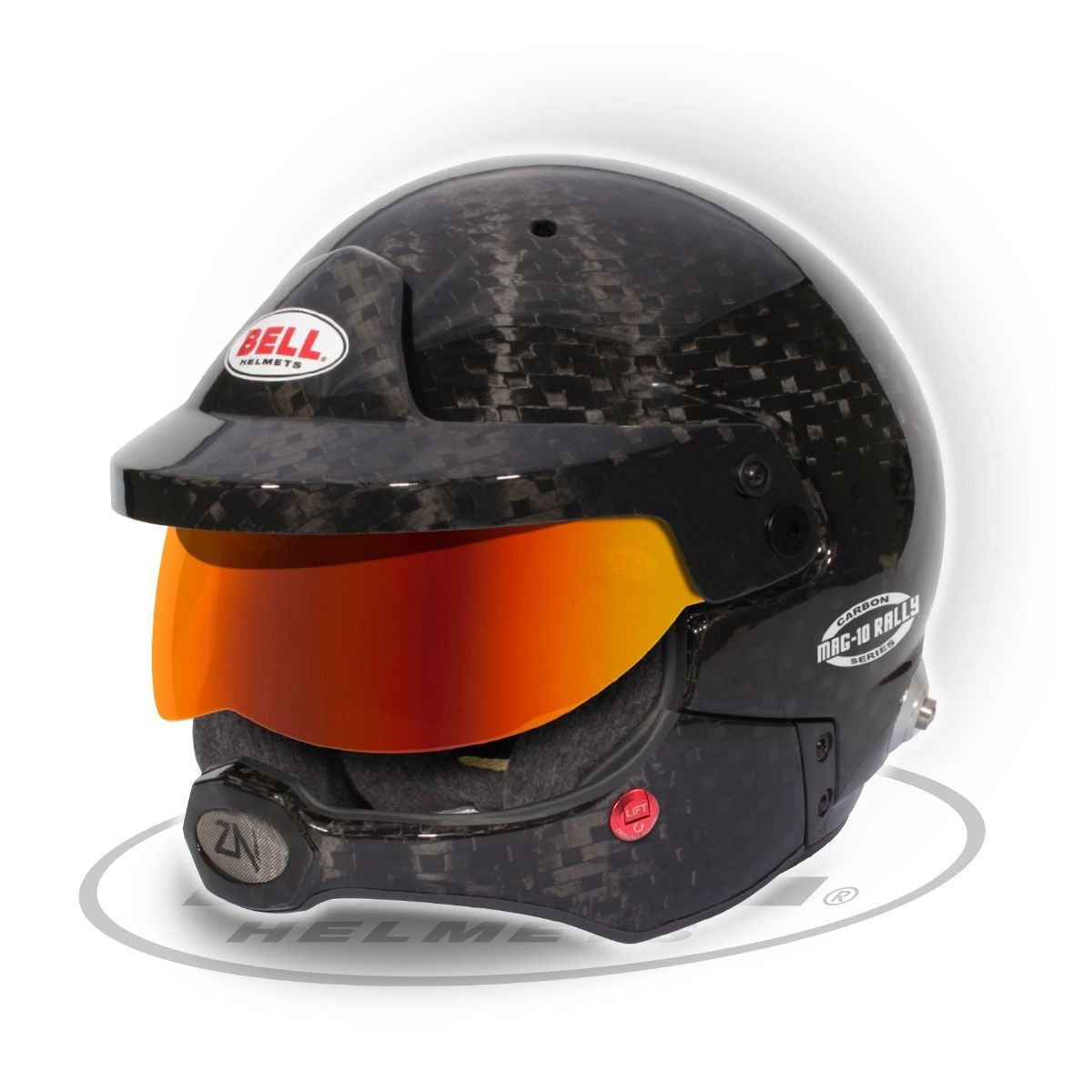 Sparco Casco Bell Mag-10 Rally Carbon (Hans) Interior Azul Talla 57 Fia8859/Sa2020 - Sparco | APEXCORSE imagen 3