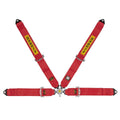 Sparco Arnes 4 Puntos 3" Acero Kit Car GT/Rally Fia8853-1998 Rojo - Sparco original | APEXCORSE
