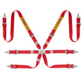 Sparco Arnes Rally 6 Puntos Aluminio 2" Fia8853-2016 Rojo - Sparco original | APEXCORSE