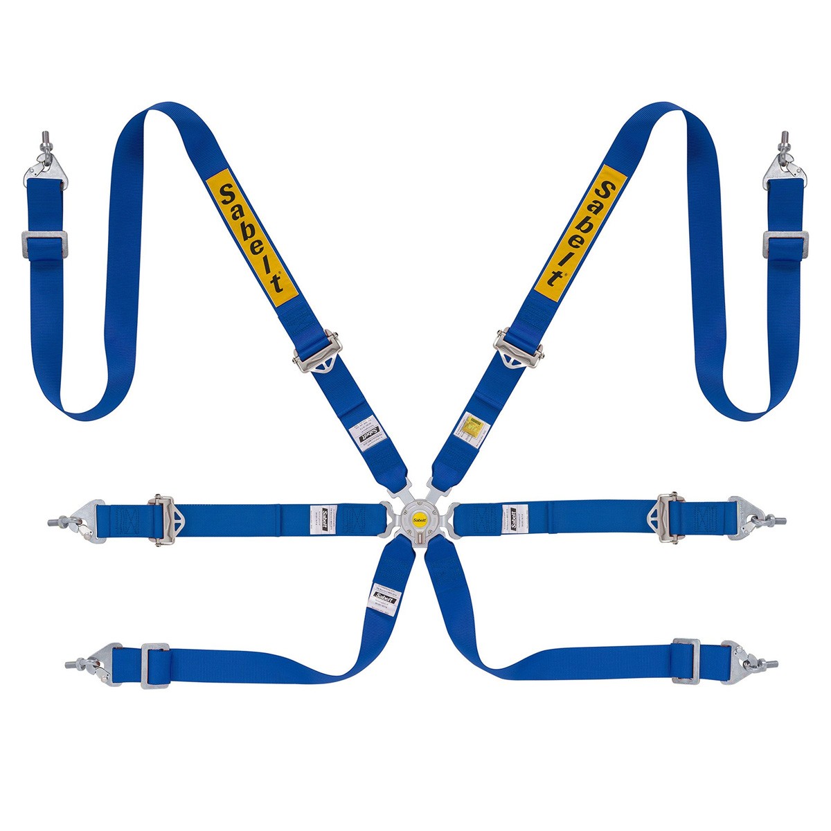 Sparco Arnes Rally 6 Puntos Aluminio 2" Fia8853-2016 Azul - Sparco original | APEXCORSE