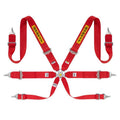 Sparco Arnes Rally 6 Puntos Aluminio 3" Fia8853-2016 Rojo - Sparco original | APEXCORSE