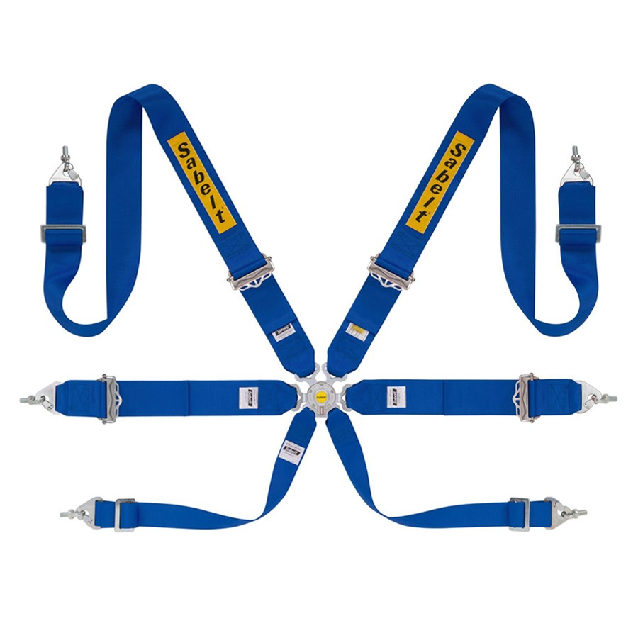Sparco Arnes Rally 6 Puntos Aluminio 3" Fia8853-2016 Azul - Sparco original | APEXCORSE