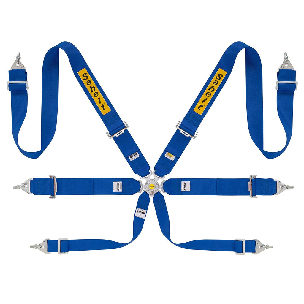Sparco Arnes Rally 6 Puntos Acero 3X3 Fia8853-2016 Azul - Sparco original | APEXCORSE
