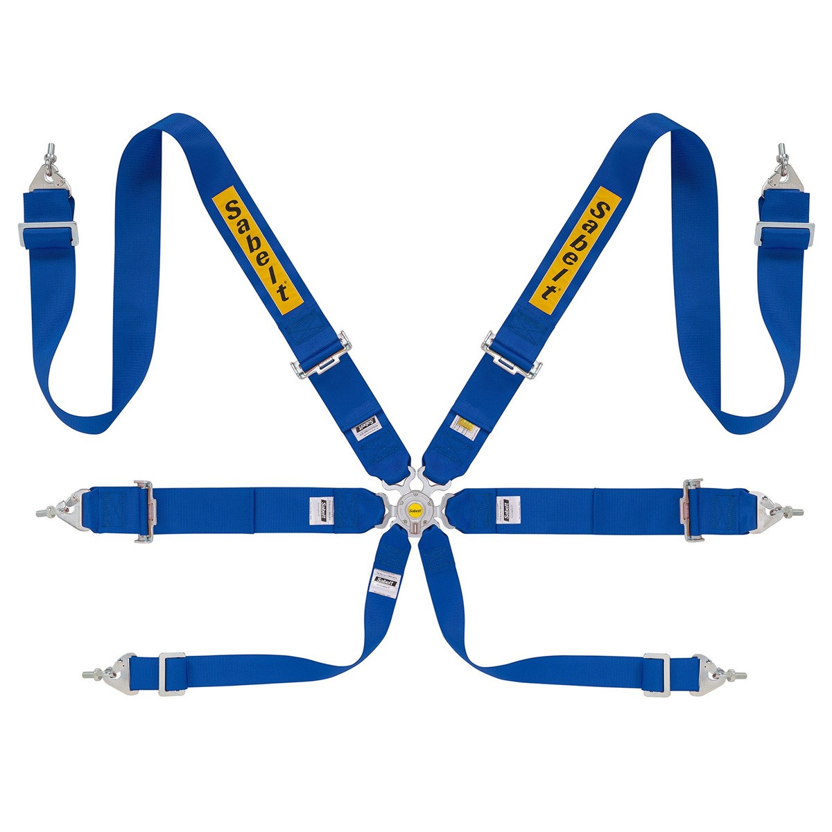 Sparco Arnes Rally 6 Puntos Acero 3X3 Fia8853-2016 Azul - Sparco original | APEXCORSE