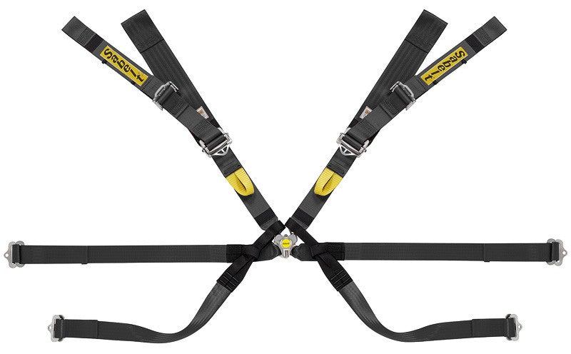 Sparco Arnes Formula 8 Puntos 3"+2" Gama Top Ultraligero+Pull Up, Negro - Sparco original | APEXCORSE