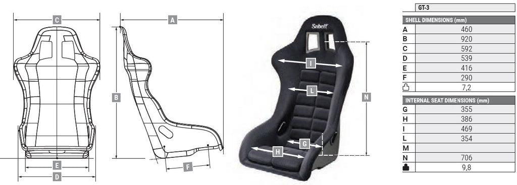 Sparco Asiento FIA Gt3 - Sparco | APEXCORSE imagen 3
