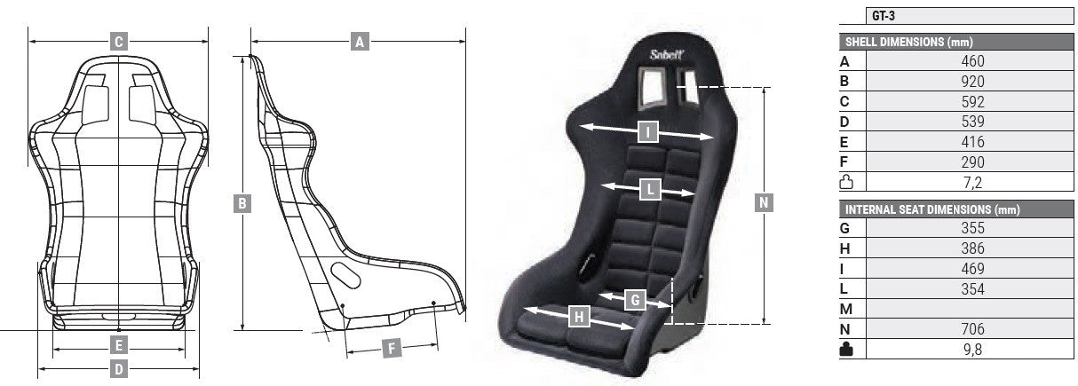 Sparco Asiento FIA Gt3 - Sparco | APEXCORSE imagen 3