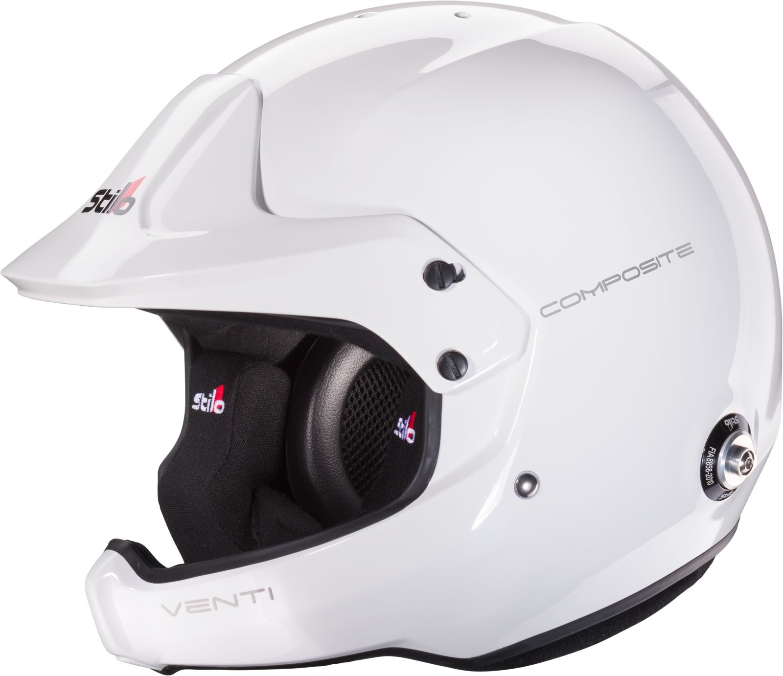 Sparco Casco Venti Wrc Rally Composite Snell Sa2020 FIA 8859-15 Hans Fia8858-10 Blanco/Interior Negro 61 - Sparco | APEXCORSE imagen 2