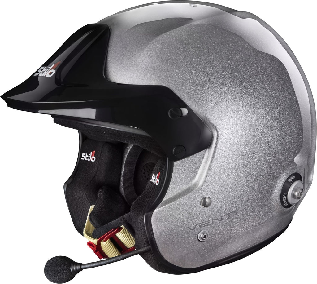 Sparco Casco Venti Trophy Rally (Con Clips Hans) Composite Snell2020 FIA 8859-15 FIA Gris/Interior Negro 59 - Sparco | APEXCORSE imagen 3