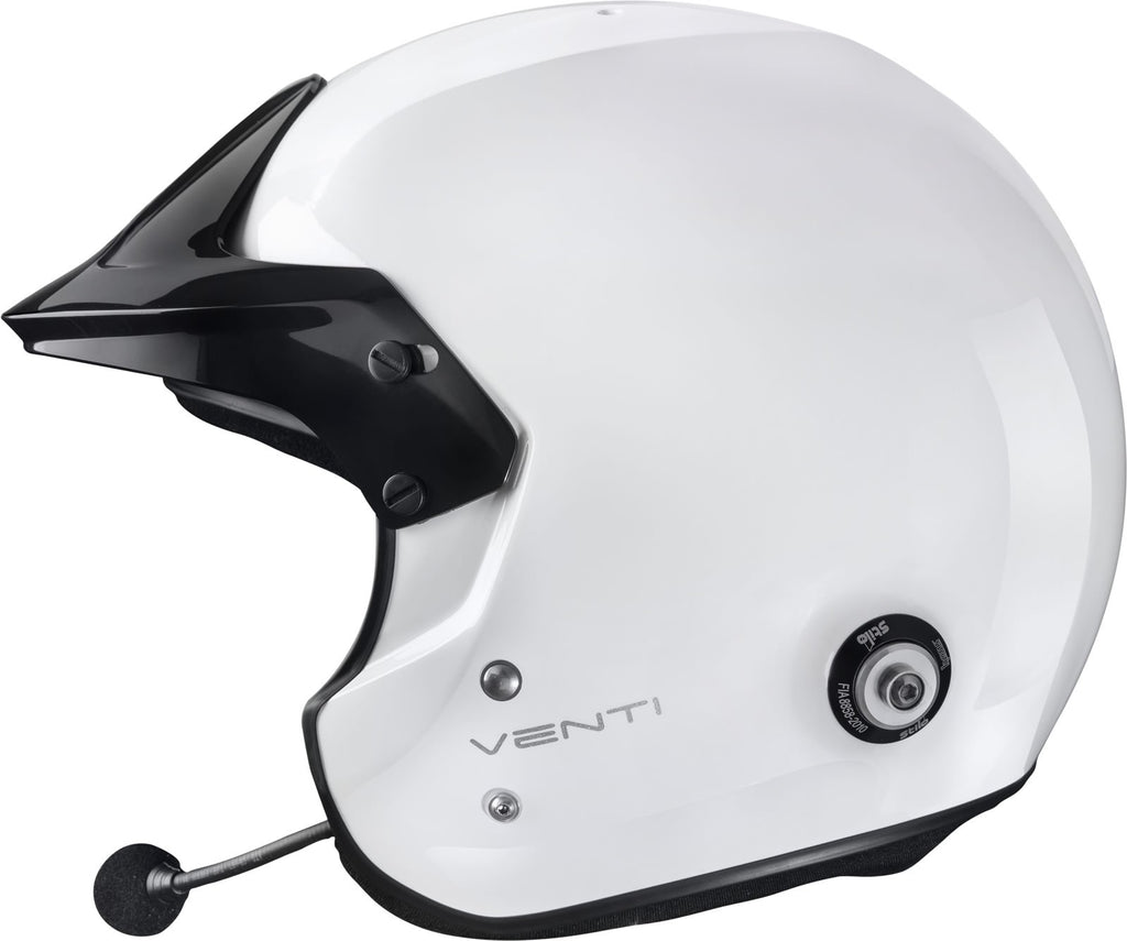 Sparco Casco Venti Trophy Rally (Con Clips Hans) Composite Snell2020 FIA 8859-15 FIA Blanco/Interior Negro 58 - Sparco | APEXCORSE imagen 4