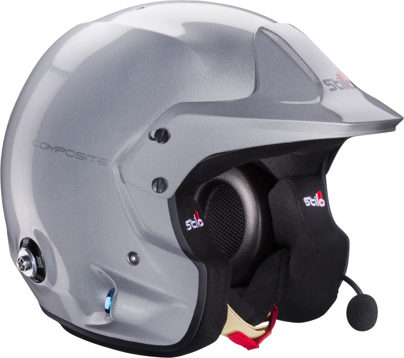 Sparco Casco Venti Trophy Rally Plus (Con Clips Hans) Composite Snell2020 FIA 8859-15 FIA Gris/Interior Negro 54 - Sparco original | APEXCORSE