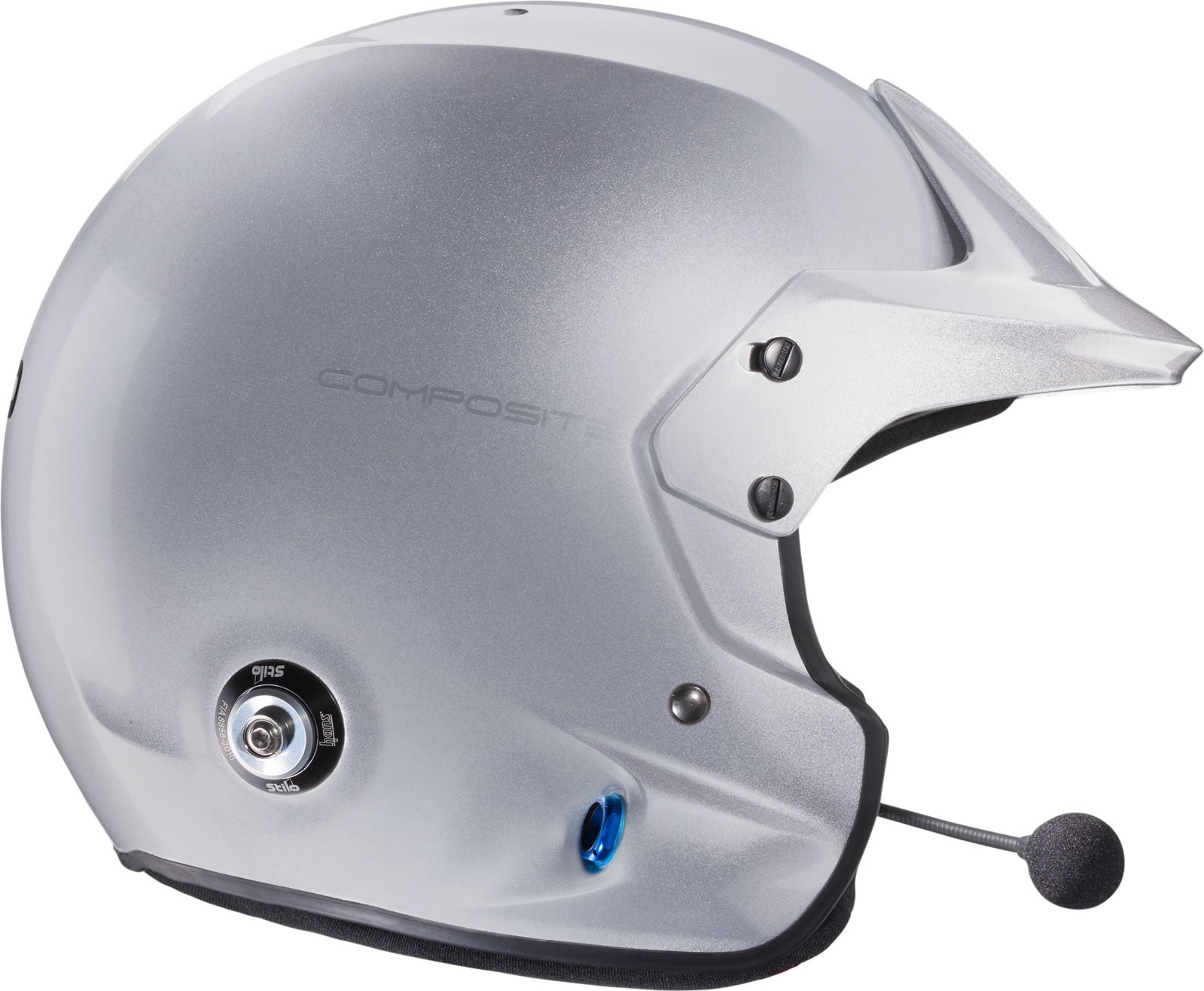 Sparco Casco Venti Trophy Rally Plus (Con Clips Hans) Composite Snell2020 FIA 8859-15 FIA Gris/Interior Negro 54 - Sparco | APEXCORSE imagen 4