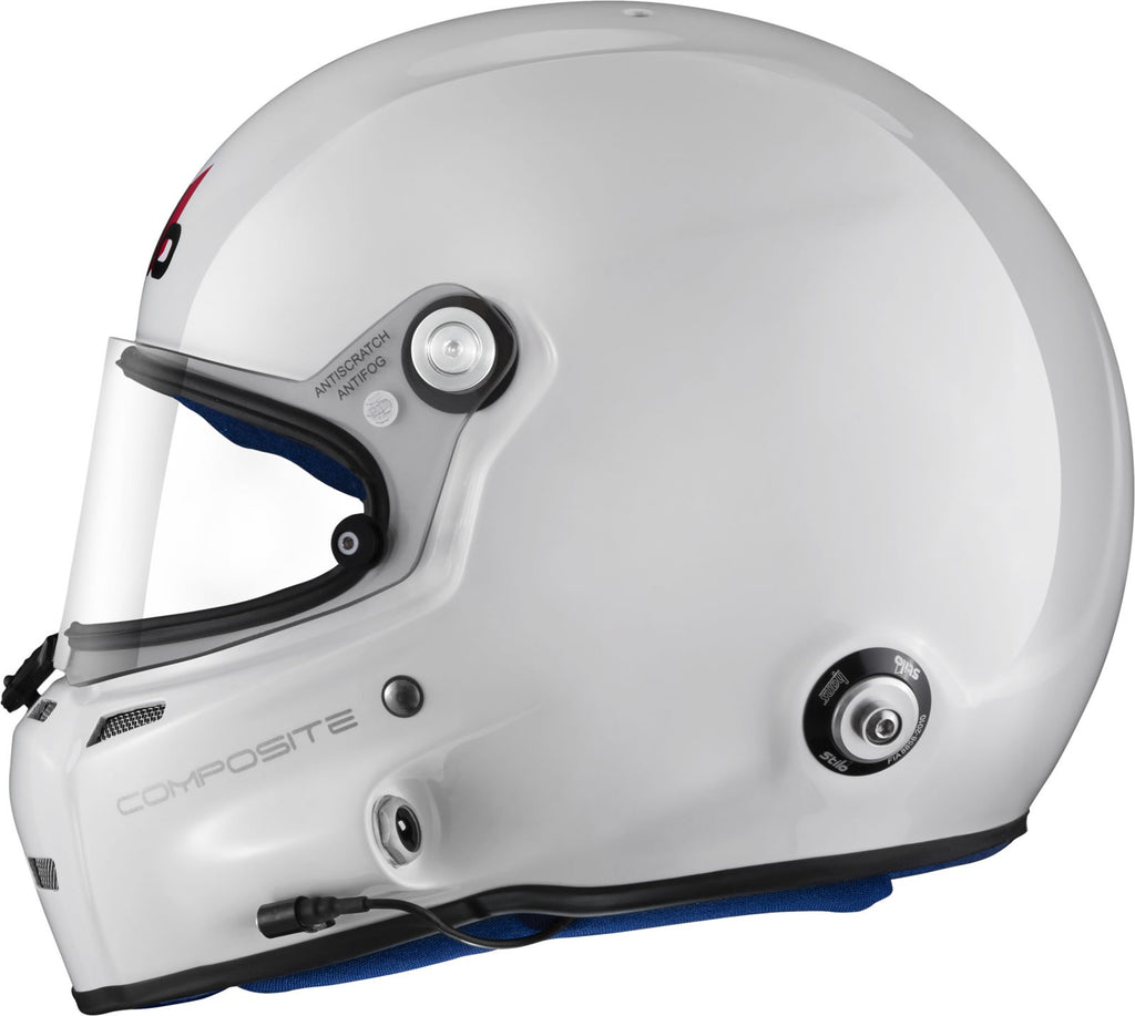 Sparco Casco St5 F Composite Turismo Snell Sa2020 Fia8859-15 Hans Fia8858-10 Blanco/Interior Azul -57 - Sparco | APEXCORSE imagen 5