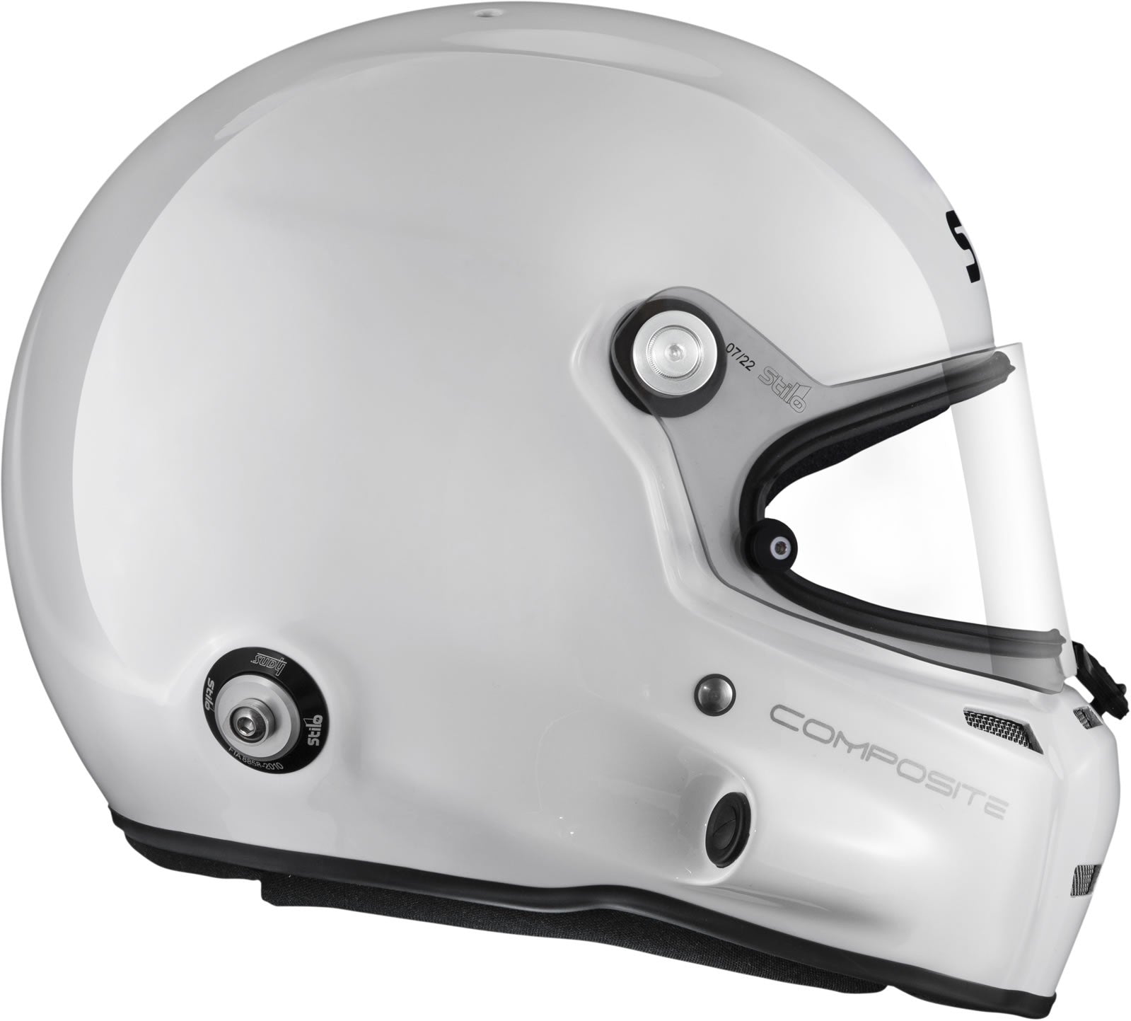 Sparco Casco St5 F Composite Turismo Snell Sa2020 Fia8859-15 Hans Fia8858-10 Blanco/Interior Negro -60 - Sparco | APEXCORSE imagen 4