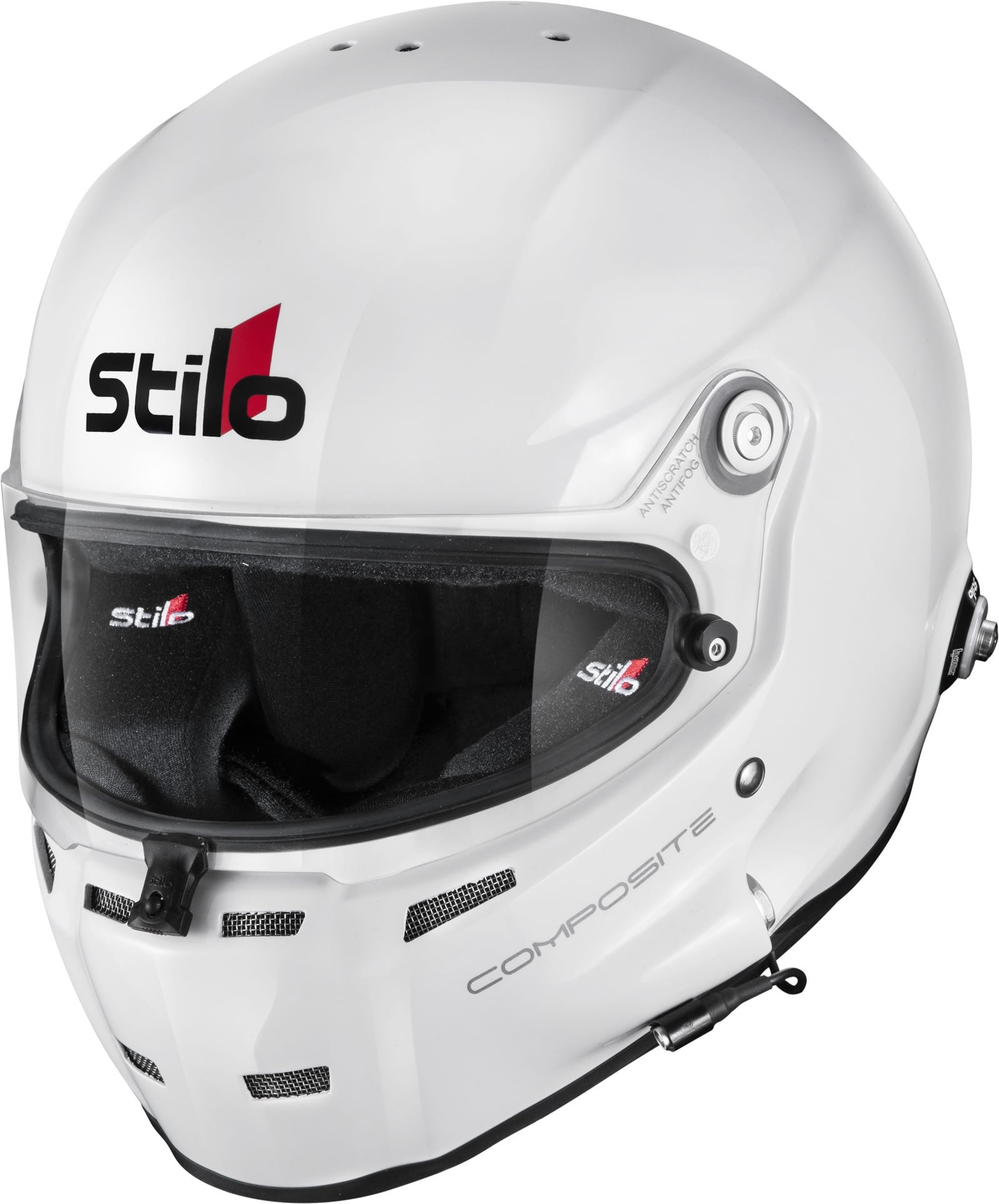 Sparco Casco St5 F Composite Turismo Snell Sa2020 Fia8859-15 Hans Fia8858-10 Blanco/Interior Negro -64 - Sparco | APEXCORSE imagen 2