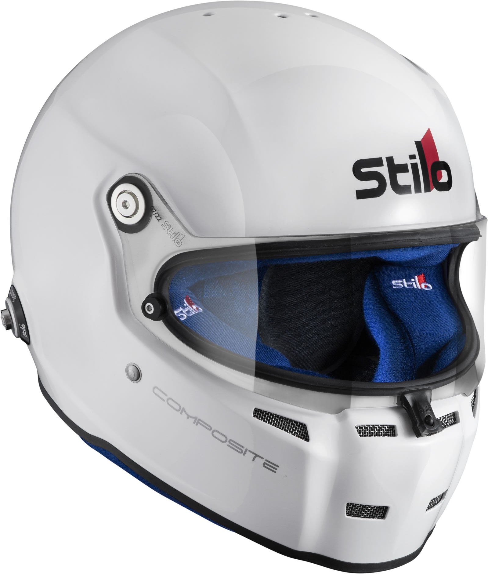 Sparco Casco St5 Fn Composite Snell Sa2020 Fia8859-15 Hans Fia8858-10 Blanco/Interior Azul- 59 - Sparco original | APEXCORSE