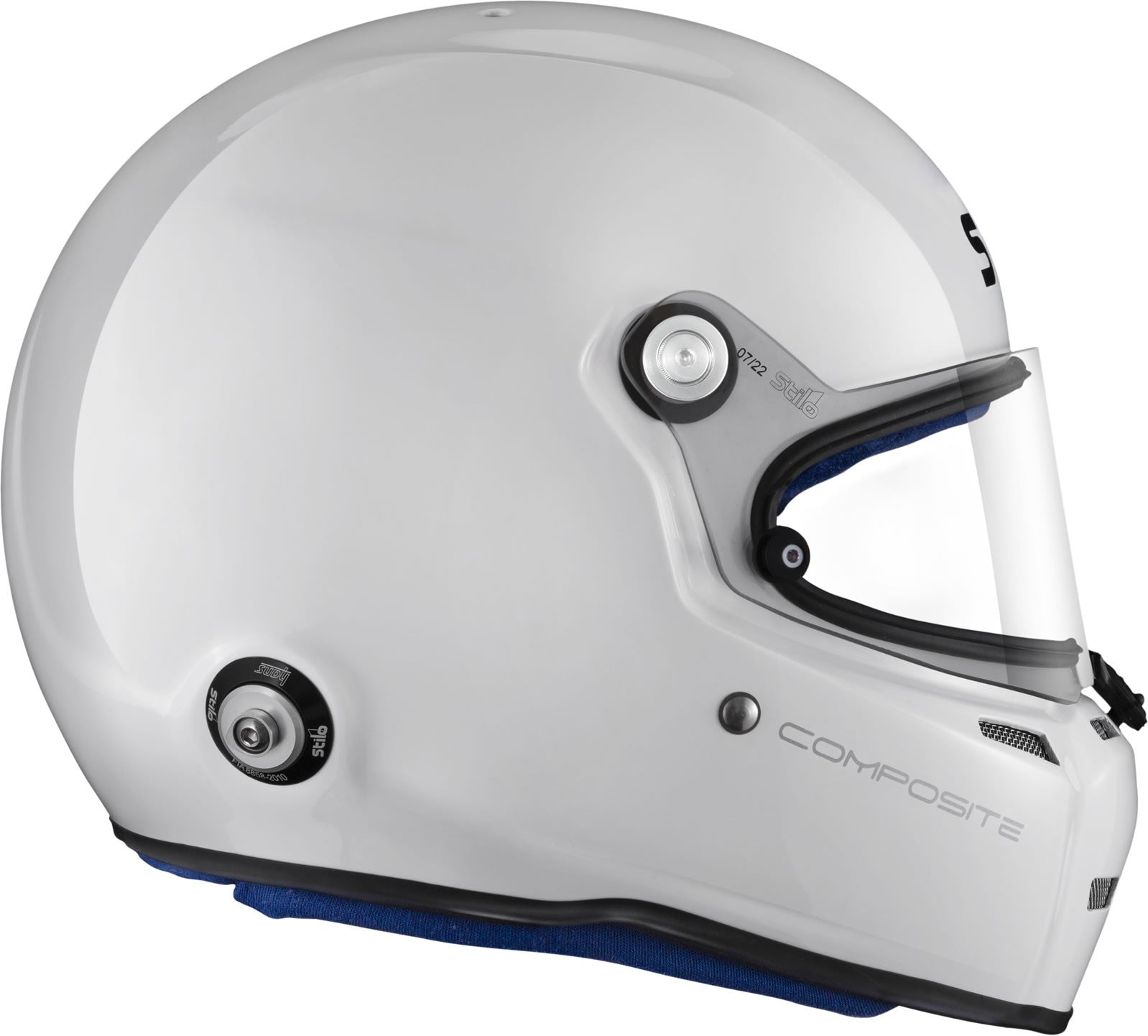 Sparco Casco St5 Fn Composite Snell Sa2020 Fia8859-15 Hans Fia8858-10 Blanco/Interior Azul- 59 - Sparco | APEXCORSE imagen 4