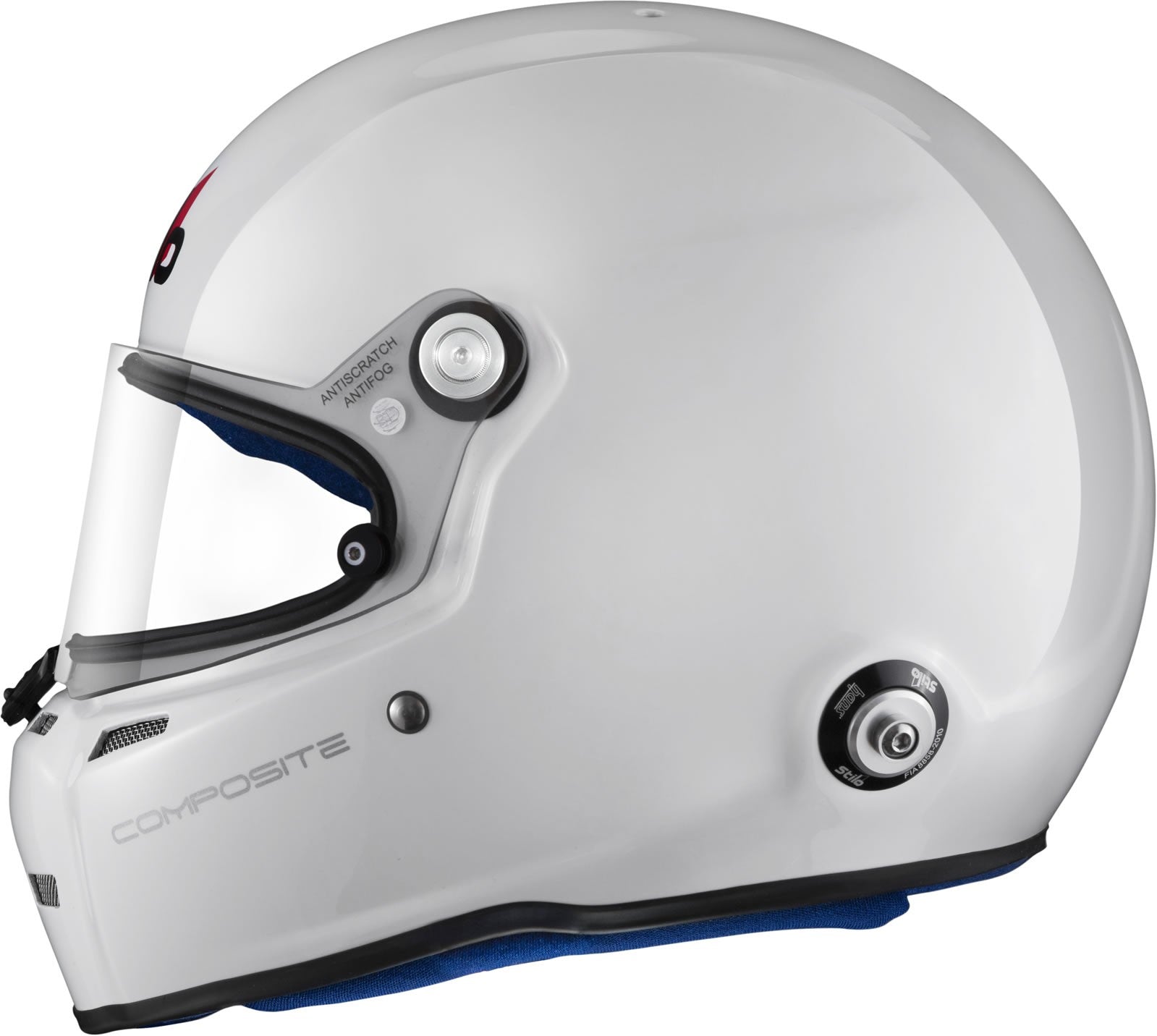Sparco Casco St5 Fn Composite Snell Sa2020 Fia8859-15 Hans Fia8858-10 Blanco/Interior Azul- 60 - Sparco | APEXCORSE imagen 5