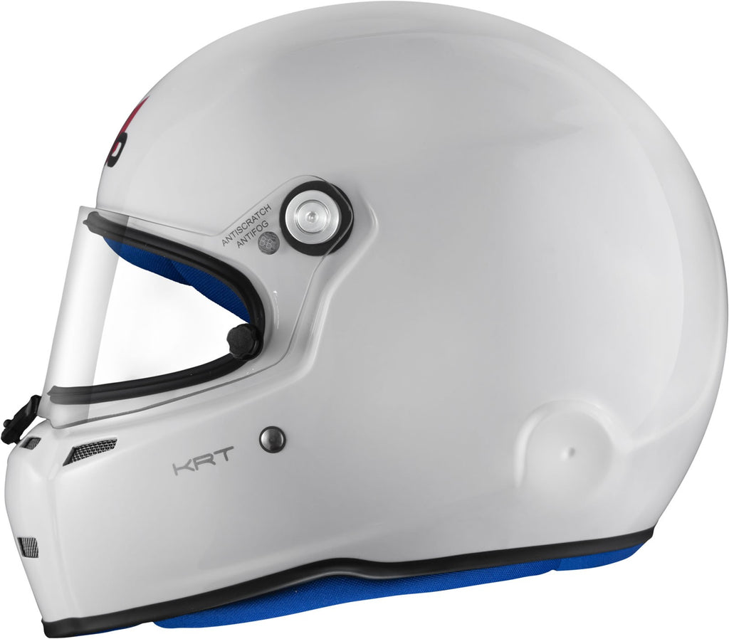 Sparco Casco Karting St5Fn Homologacion K2020 Blanco/Interior Azul Talla 54 - Sparco | APEXCORSE imagen 5