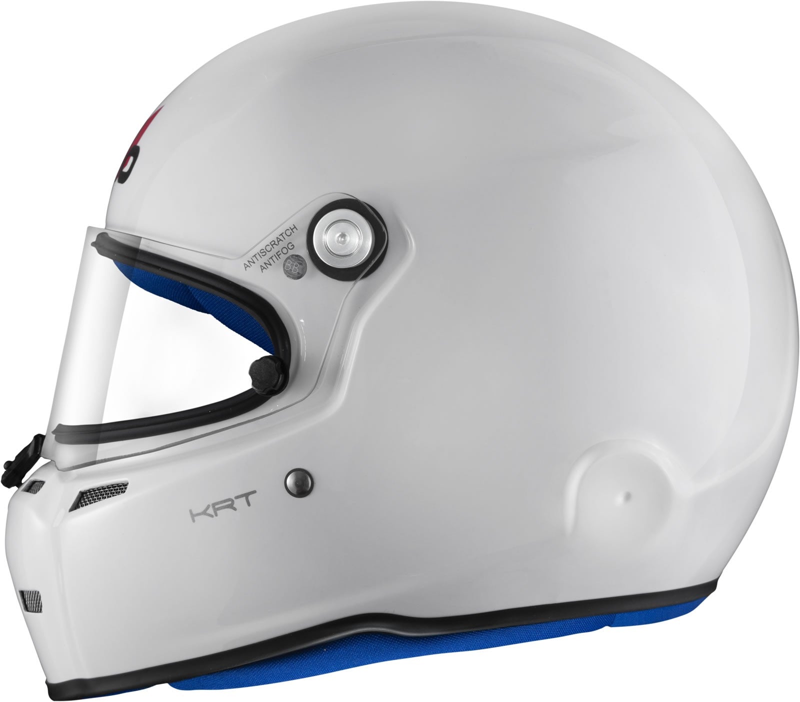 Sparco Casco Karting St5Fn Homologacion K2020 Blanco/Interior Azul Talla 54 - Sparco | APEXCORSE imagen 5