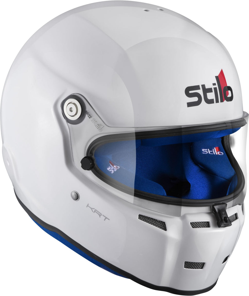 Sparco Casco Karting St5Fn Homologacion K2020 Blanco/Interior Azul Talla 57 - Sparco original | APEXCORSE