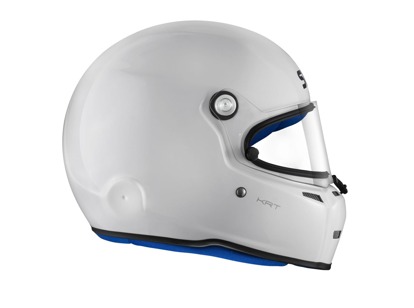 Sparco Casco Karting St5Fn Homologacion K2020 Blanco/Interior Azul Talla 63 - Sparco | APEXCORSE imagen 4