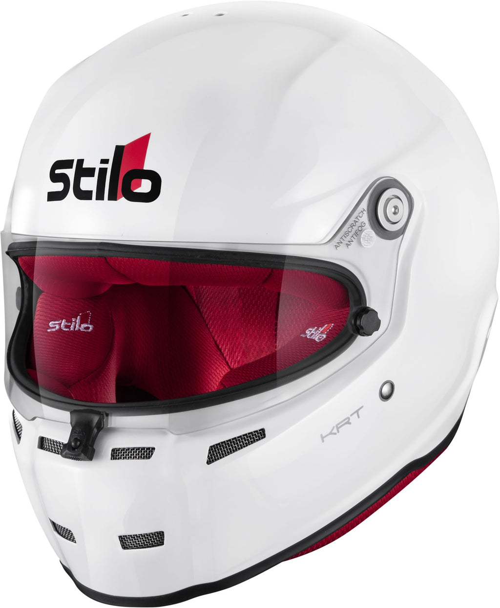 Sparco Casco Karting St5Fn Homologacion K2020 Blanco/Interior Rojo Talla 57 - Sparco | APEXCORSE imagen 2