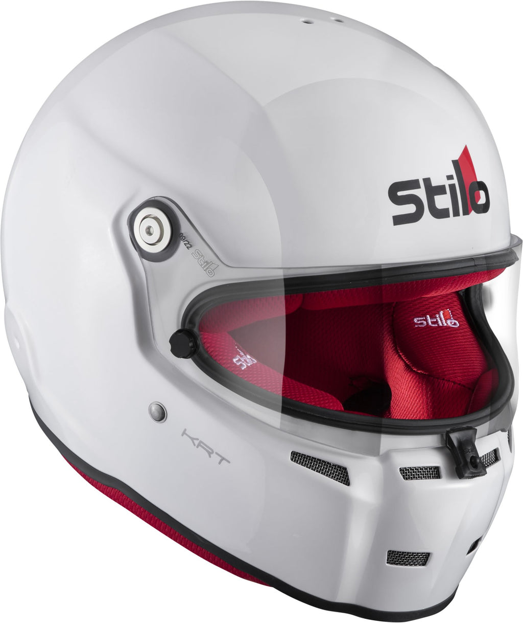 Sparco Casco Karting St5Fn Homologacion K2020 Blanco/Interior Rojo Talla 59 - Sparco original | APEXCORSE