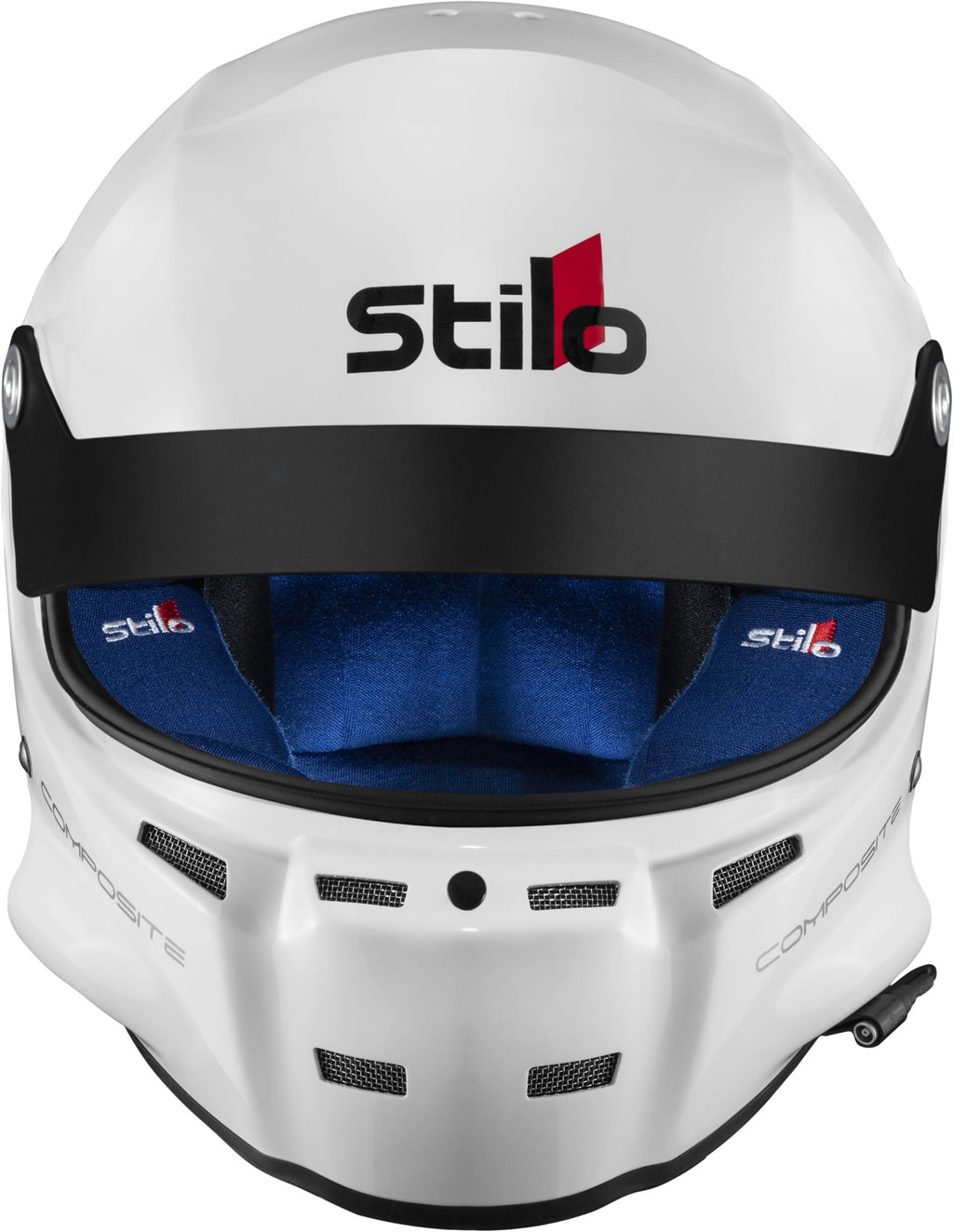 Sparco Casco St5 GT Turismo Composite Snell Sa2020 FIA 8859-15 Hans Fia8858-10 Blanco/Interior Azul-61 - Sparco | APEXCORSE imagen 3