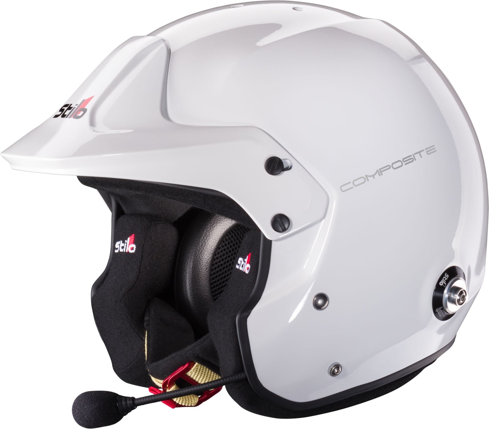 Sparco Casco Venti Trophy Rally Plus (Con Clips Hans) Composite Snell2020 FIA 8859-15 FIA Blanco/Interior Negro 55 - Sparco | APEXCORSE imagen 2