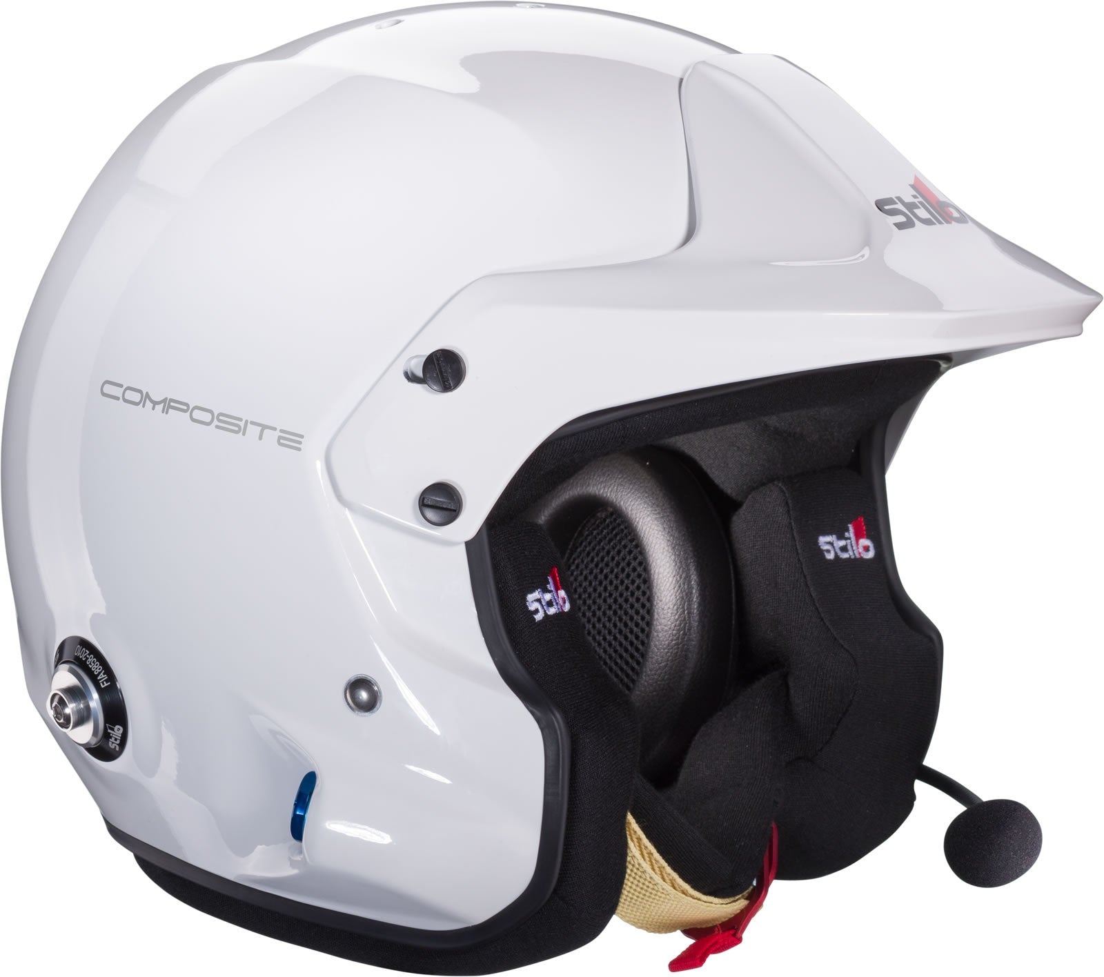 Sparco Casco Venti Trophy Rally Plus (Con Clips Hans) Composite Snell2020 FIA 8859-15 FIA Blanco/Interior Negro 57 - Sparco | APEXCORSE imagen 3