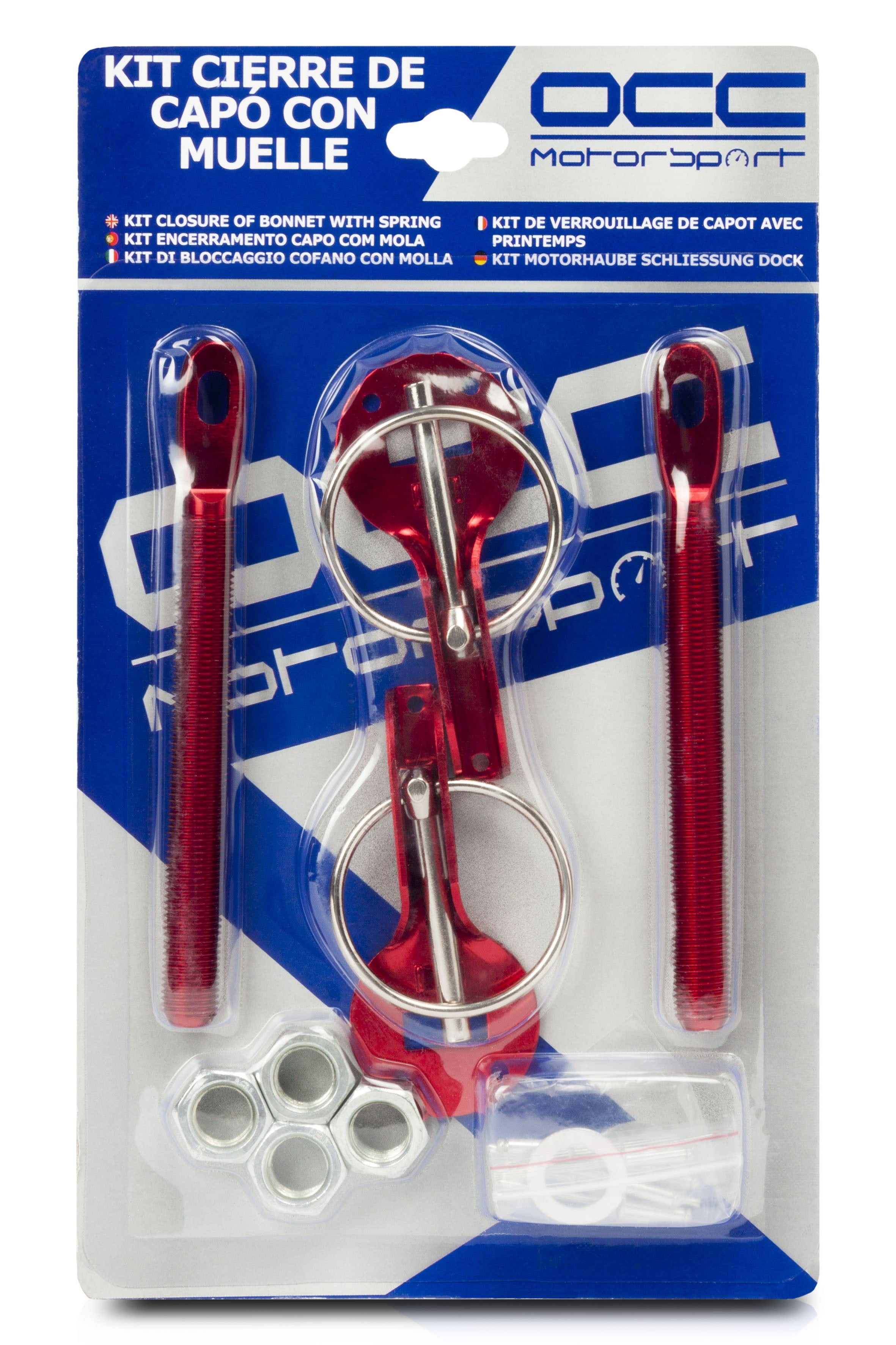 Sparco Kit Cierre Capot Rojo Occ Motorsport - Sparco | APEXCORSE imagen 7