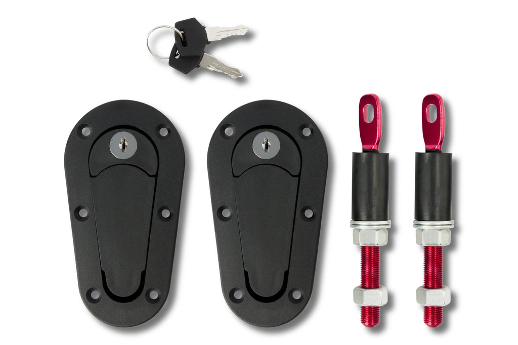 Sparco Kit Cierre Capot Aero Llave Negro Occ Motorsport - Sparco original | APEXCORSE