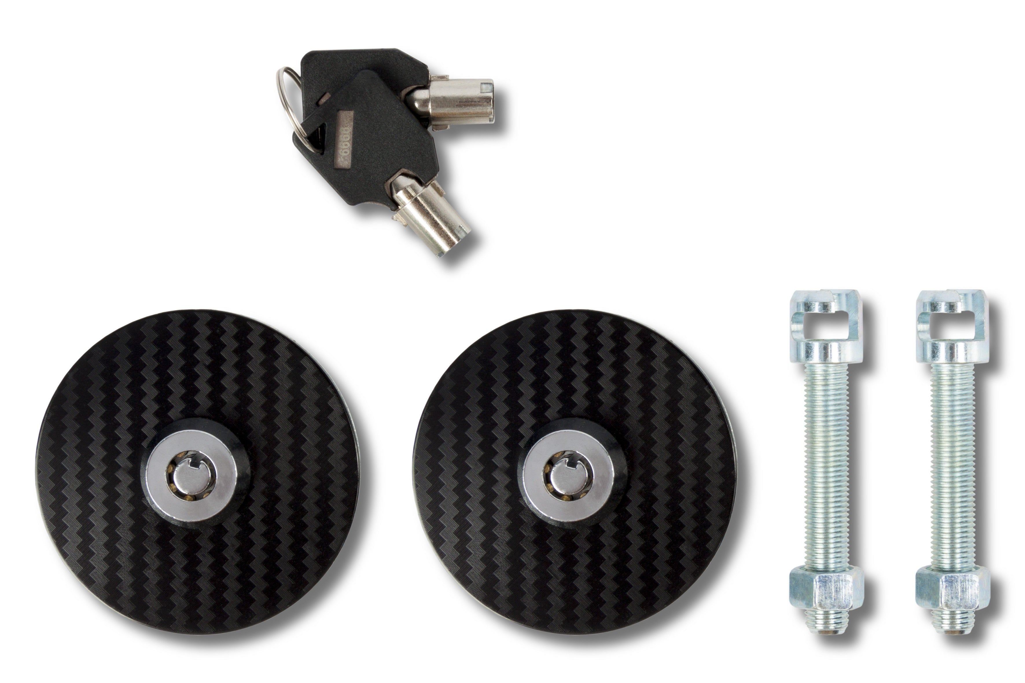 KIT CIERRE CAPOT LLAVE NEGRO/PLATA OCC MOTORSPORT - OCC Motorsport - APEXCORSE