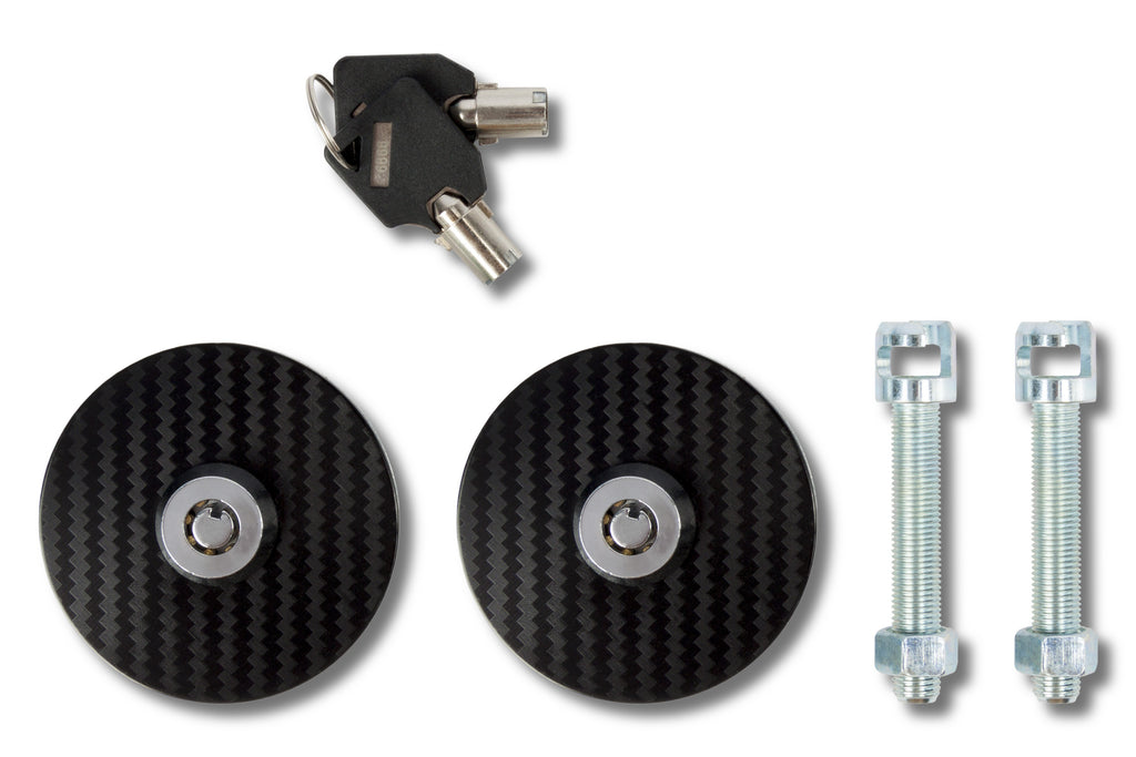 Sparco Kit Cierre Capot Llave Negro/Plata Carbono Occ Motorsport - Sparco original | APEXCORSE