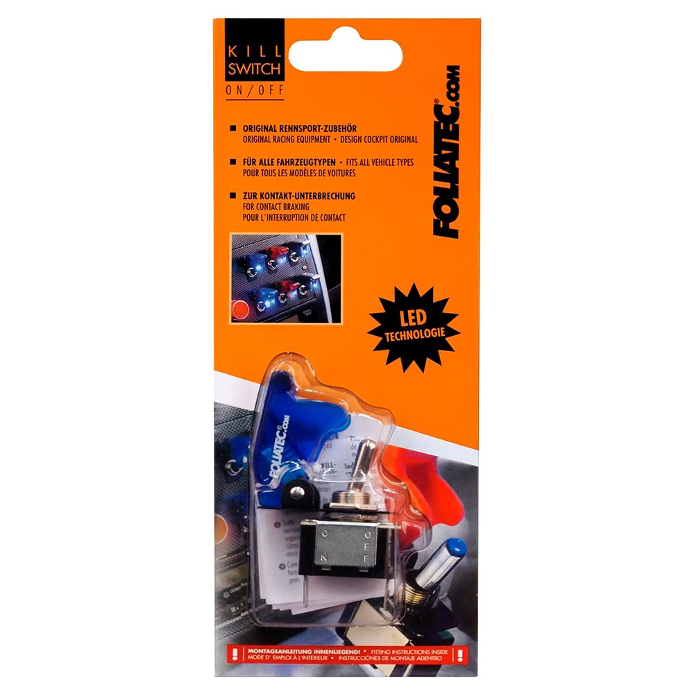 Sparco Foliatec Cubierta Para Interruptor On/Off Azul Transparente 1 Pieza - Sparco | APEXCORSE imagen 3