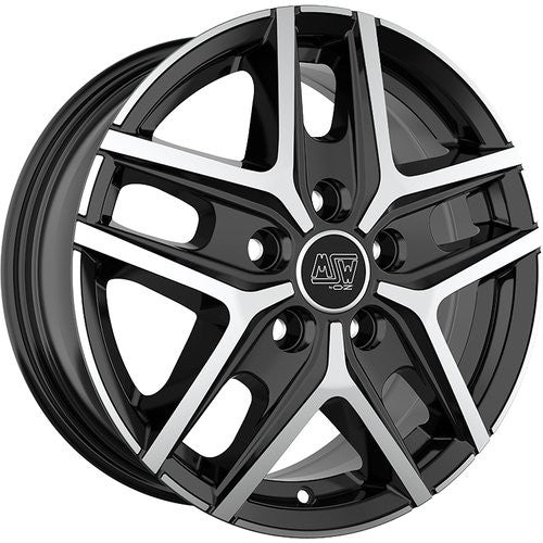 OZ LLANTA MSW 40 VAN 6,5x16 5x130 ET 65 NEGRO BRILLANTE PULIDO