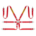 Sparco Arnes Rally 6 Puntos Acero 2" Fia8853-2016 Rojo - Sparco original | APEXCORSE