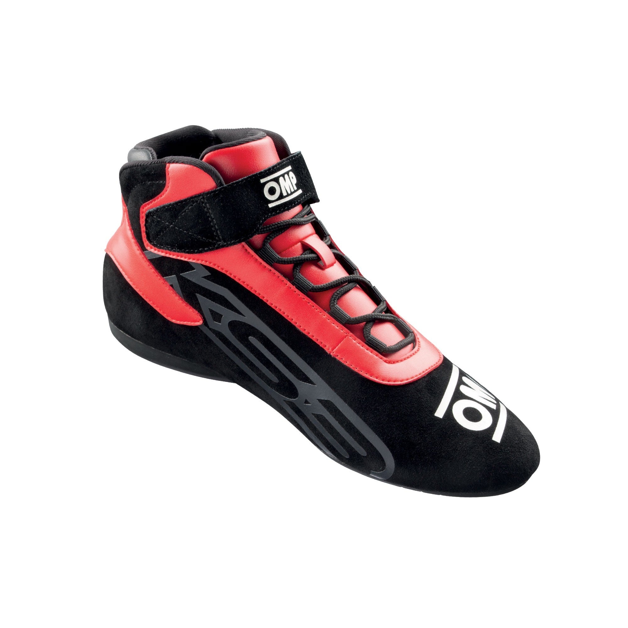 ZAPATILLAS OMP KART KS-3 NEGRO/ROJO TALLA 45 - OMP original APEXCORSE imagen 2