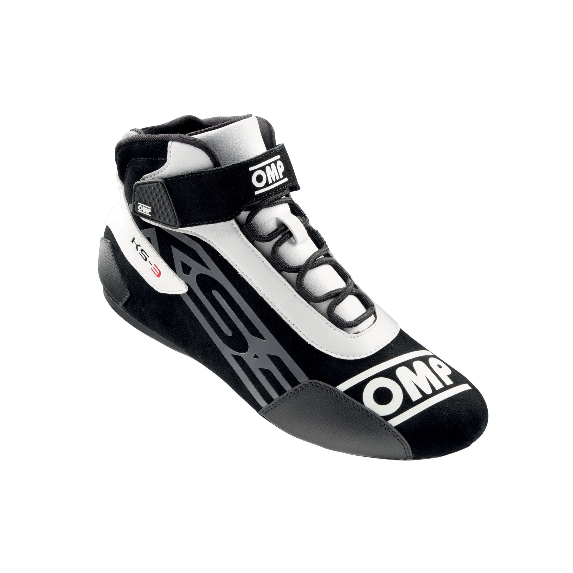 ZAPATILLAS OMP KART KS-3 NEGRO/BLANCO TALLA 47 - OMP original APEXCORSE imagen 1