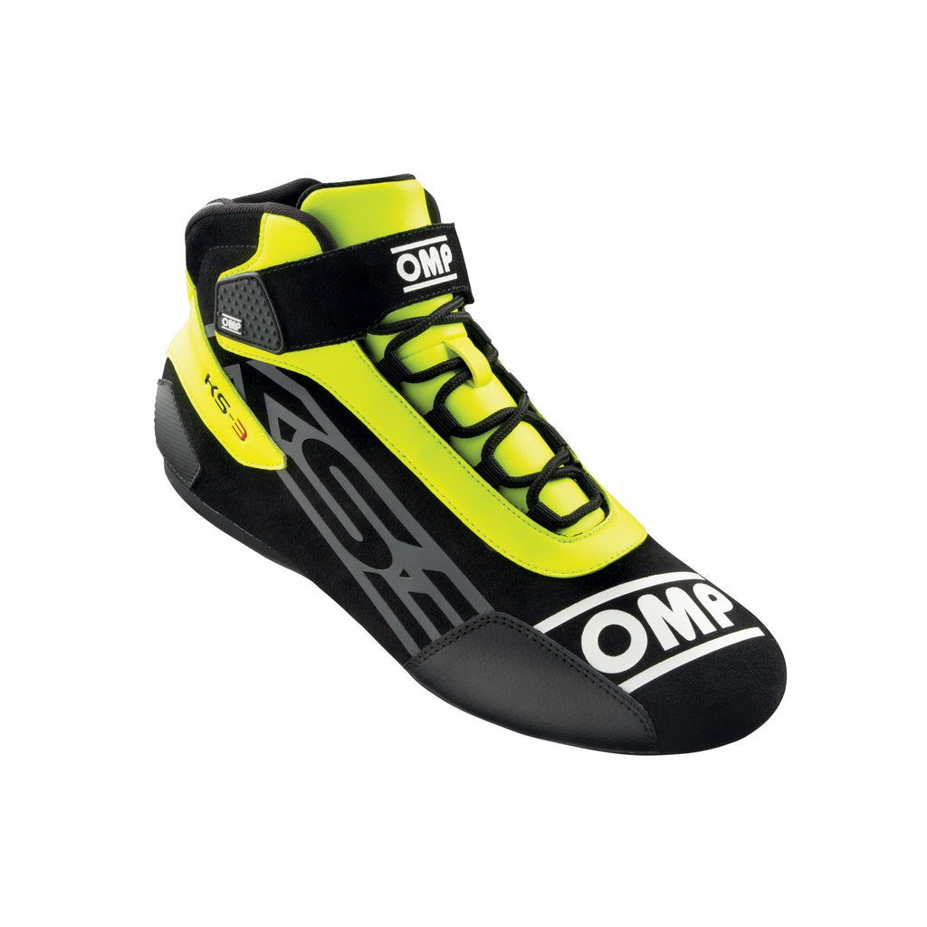 ZAPATILLAS OMP KART KS-3 NEGRO/AMARILLO FLUO TALLA 43 - OMP original APEXCORSE imagen 1
