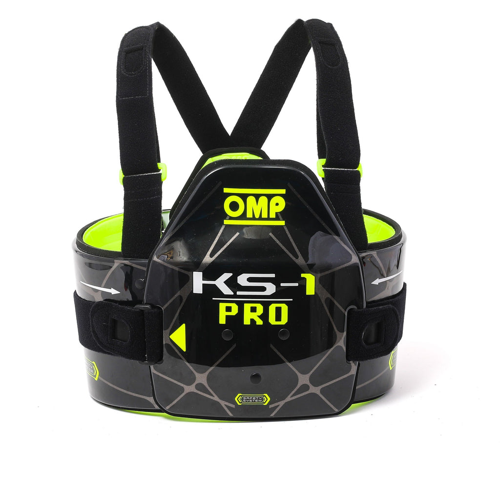 COSTILLAR OMP KS-1 PRO NEGRO / AMARILLO FLUO TALLA S - OMP original APEXCORSE imagen 2