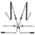 ARNES OMP 6 PUNTOS ONE-D 2" PULL DOWN - SIN MAGNESIO FIA 8853-2016 NEGRO / BLANCO - OMP original APEXCORSE imagen 1