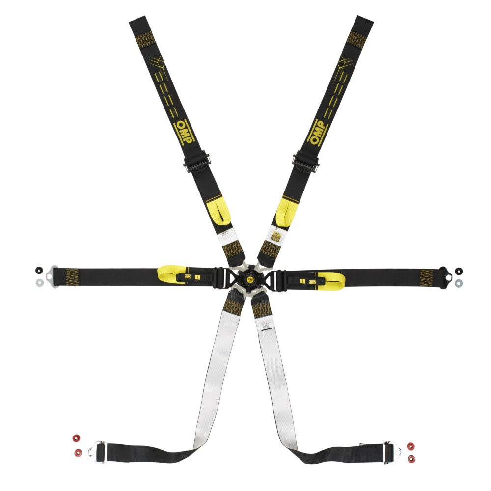 ARNES OMP 6 PUNTOS ONE 2" PARA ENDURANCE PULL DOWN NEGRO - OMP original APEXCORSE imagen 1