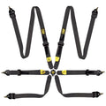 ARNES OMP 6 PUNTOS FIRST 2" FIA 8853-2016 PULL UP - ACERO ADJ. NEGRO - OMP original APEXCORSE imagen 1