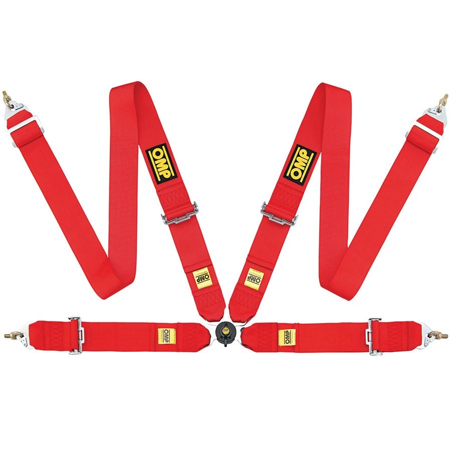 ARNES OMP 4 PUNTOS 3" FIA 8854/98 ROJO - OMP original APEXCORSE imagen 1