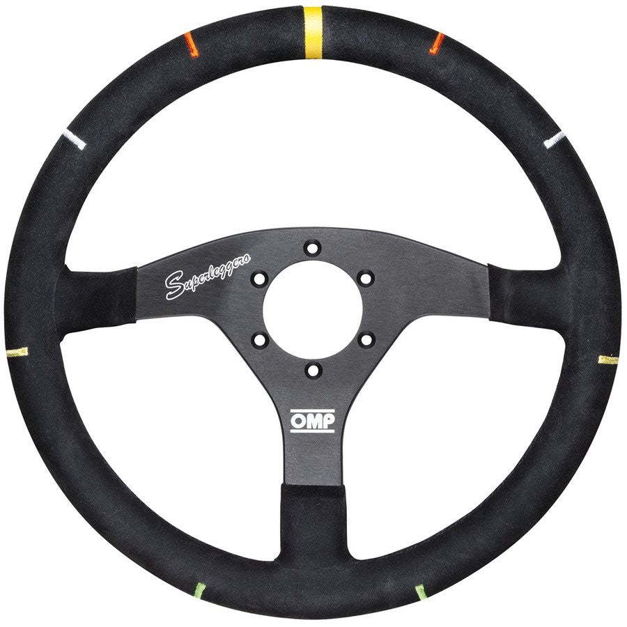 VOLANTE OMP RECCE ANTE 350MM NEGRO + ANGULO DE GIRO - OMP original APEXCORSE imagen 1