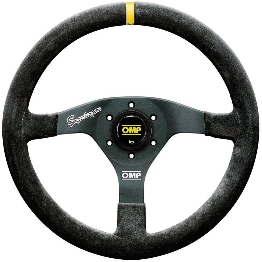 VOLANTE OMP VELOCITA OV SUPERLIGERO ANTE 350MM NEGRO - OMP original APEXCORSE imagen 1